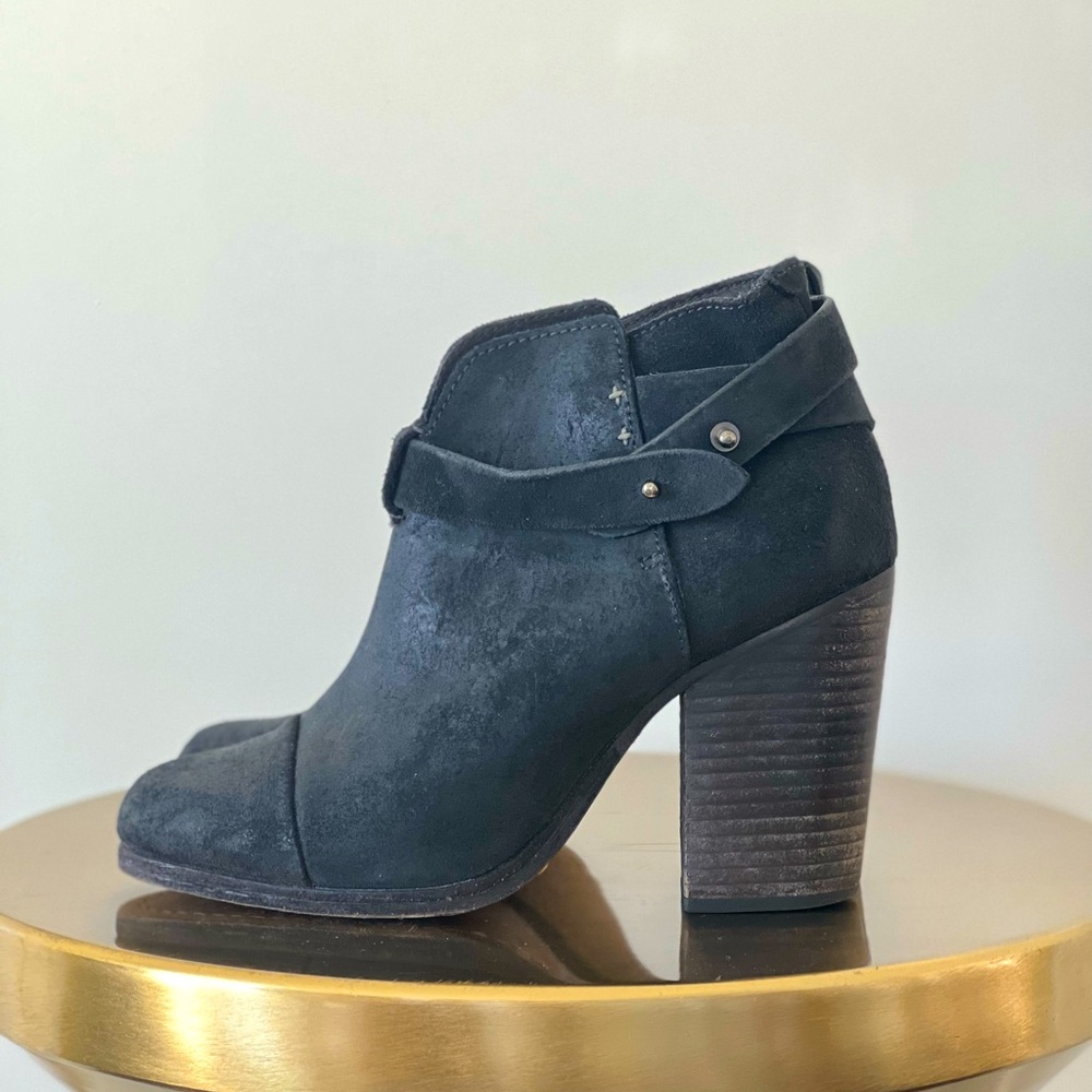 Black Harrow Rag And Bone Ankle Bootie Size 37 - image 1